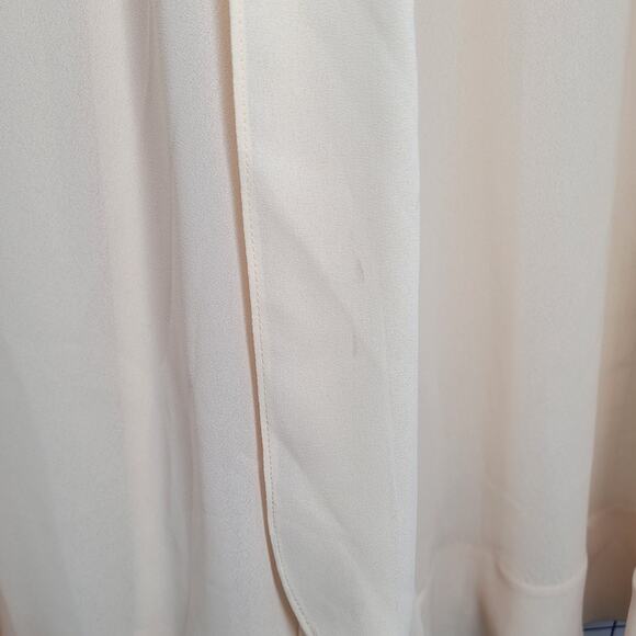 Vintage Beige Lace‑Collar Swing Dress—Belt with Knee Boots & Structured Coat (M) - Picture 10 of 15